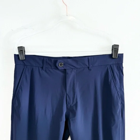 Greyson Montauk Joggers Navy Performance Golf Pants Size 34 - Picture 3 of 8